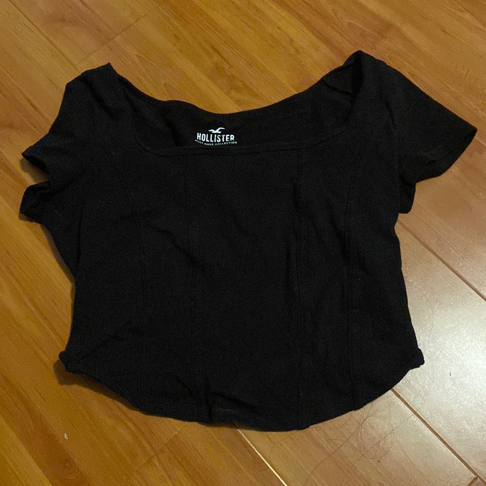 Hollister ribbed crop top